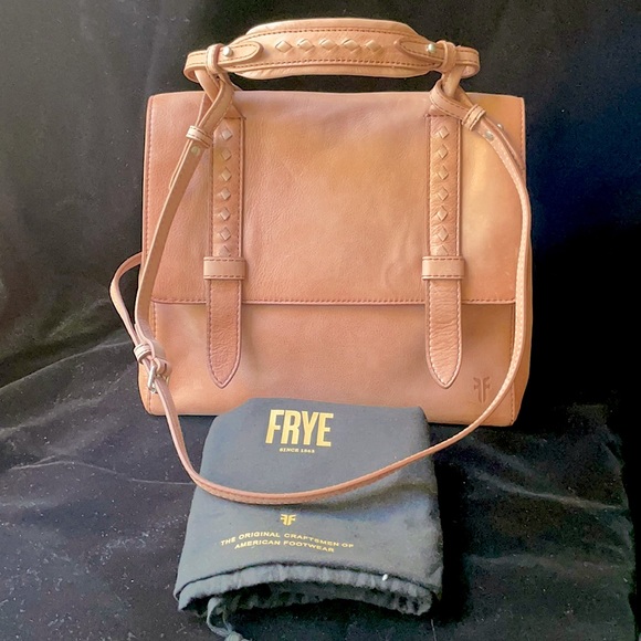 Frye Handbags - *JUST REDUCED! * FRYE Reed Flap Leather Satchel/Crossbody Bag NWOT